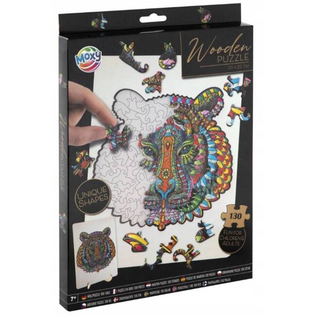 Grafix Puzzle Drewniane Tygrys – 130 elementów 400084