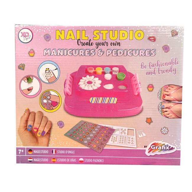 Grafix Zestaw Do Paznokci Nail Studio Manicure Pedicure