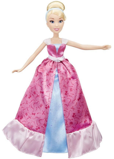 Hasbro Disney Księżniczki Kopciuszek w Magicznej Sukience 2w1