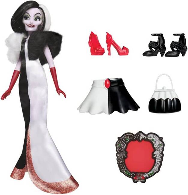 Hasbro Disney Lalka Modowa Villains Cruella de Vill