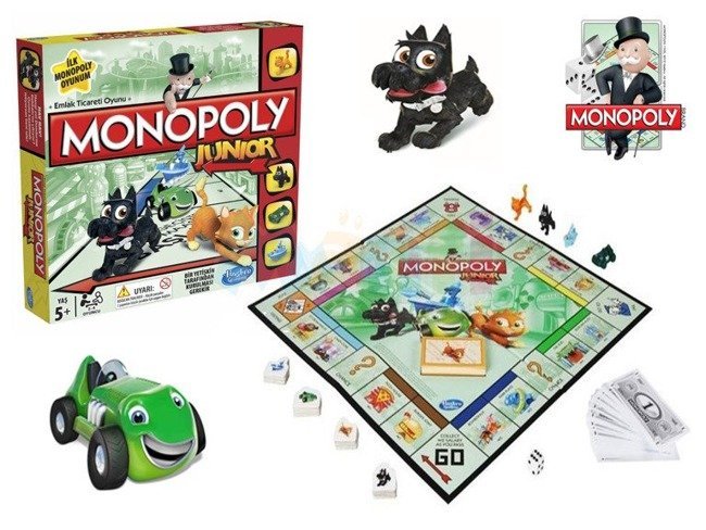 Hasbro Gra Monopoly Junior Wersja PL