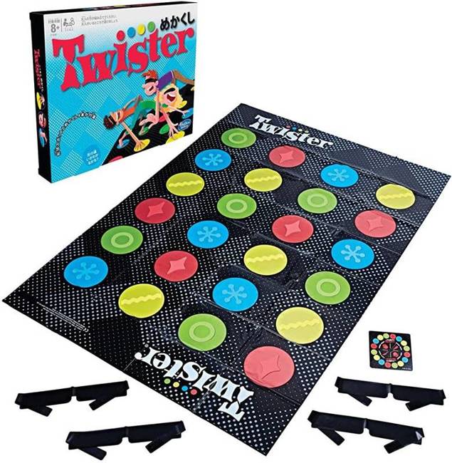 Hasbro Gra Towarzyska Zręcznościowa Ślepy Twister