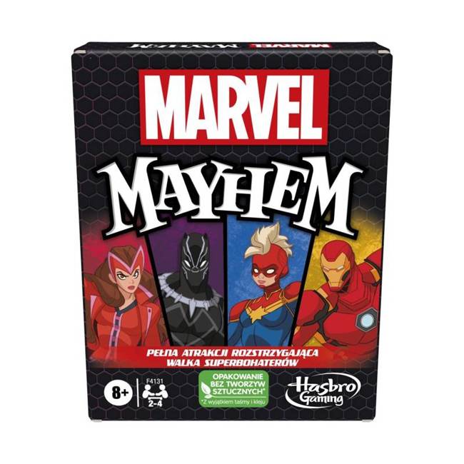 Hasbro Gra karciana Marvel Mayhem Gaming PL