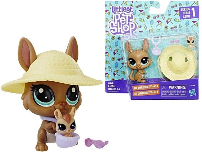 Hasbro Littlest Pet Shop Para Zwierzaków 2-Pak - Ada i Abi Kangarooney