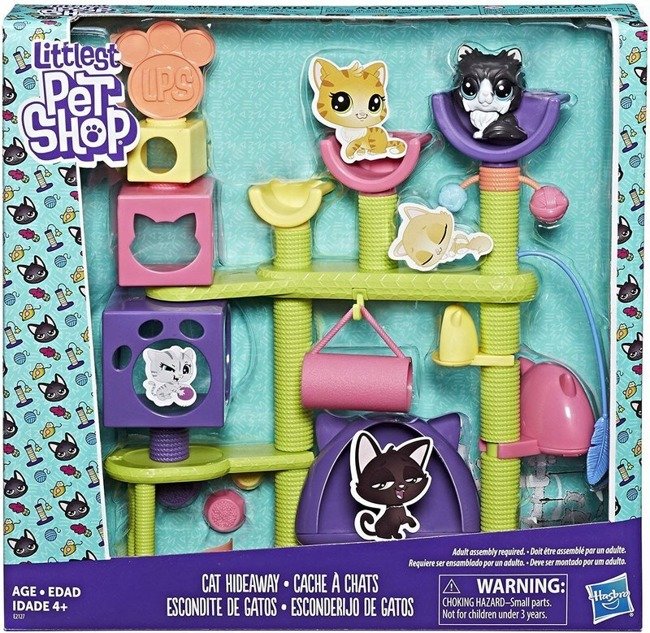 Hasbro Littlest Pet Shop Zestaw Koci Plac Zabaw + Figurka Kotek Sada Persiafluff