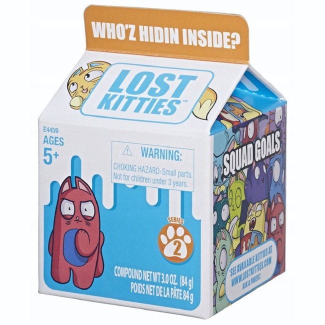 Hasbro Lost Kitties Zagubione Kotki Figurka Niespodzianka z Masą Plastyczną