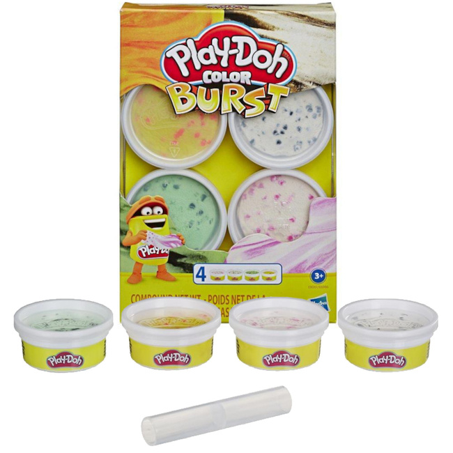 Hasbro Masa plastyczna PlayDoh Color Burst Ice Cream Pack - E6966 E8061