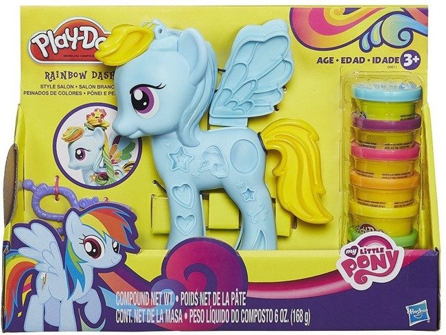 Hasbro My Little Pony Play Doh Ciastolina Zestaw Salon Fryzjerski Rainbow Dash 