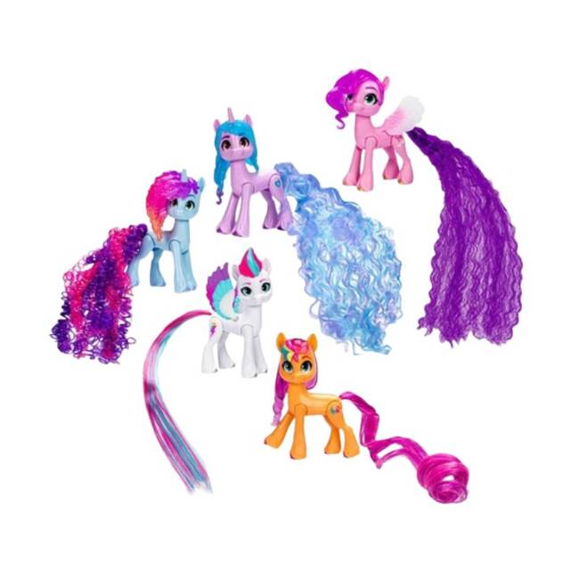 Hasbro My Little Pony Zestaw 5 Kucyków z Długim Ogonem F6344