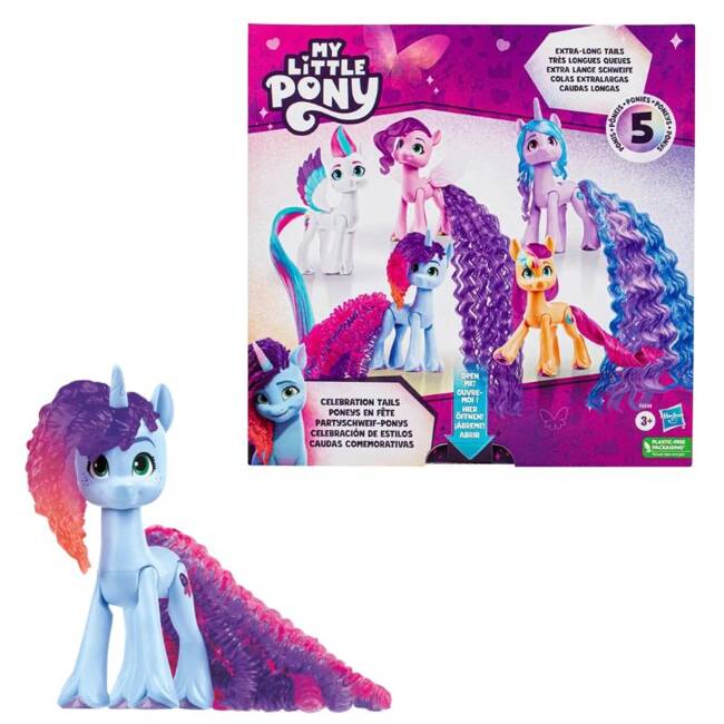 Hasbro My Little Pony Zestaw 5 Kucyków z Długim Ogonem F6344