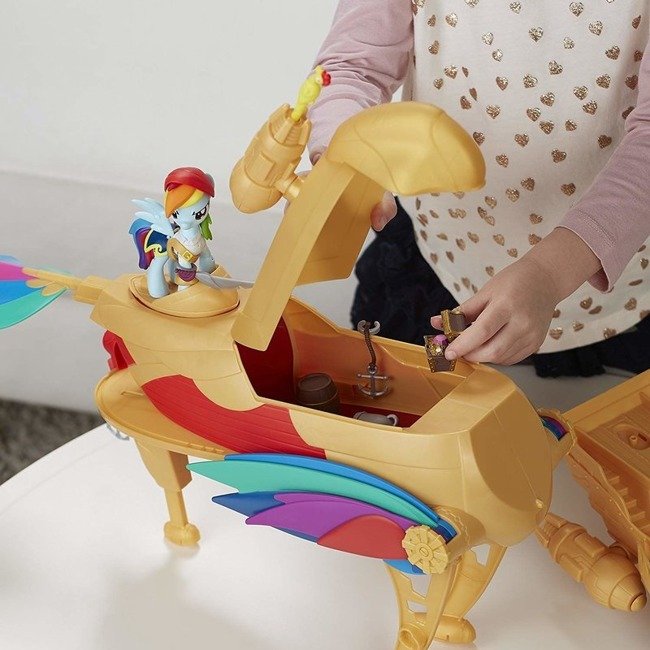Hasbro My Little Pony Zestaw Statek Piracki i Figurka Rainbow Dash 