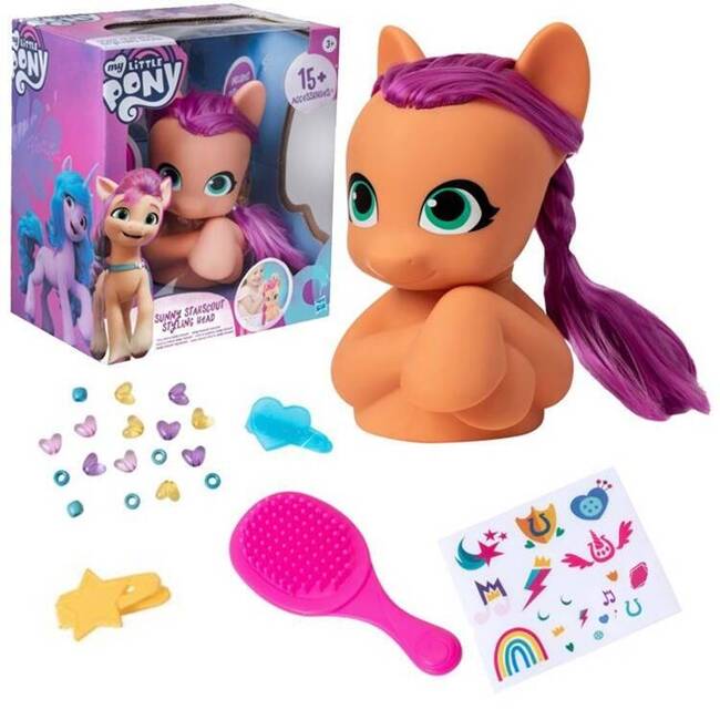 Hasbro My Little Pony kucyk Sunny Starscout Głowa do Czesania  1684805