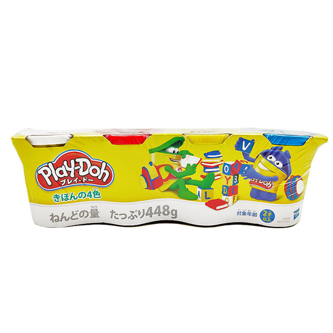 Hasbro Play-Doh Ciastolina 4 Tuby 4-Pak 448 g B6508