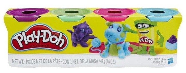 Hasbro Play-Doh Ciastolina 4 Tuby 4-Pak 448 g E4869