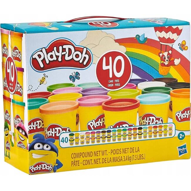 Hasbro Play Doh Ciastolina 40pak - Mega Zestaw Kreatywny!