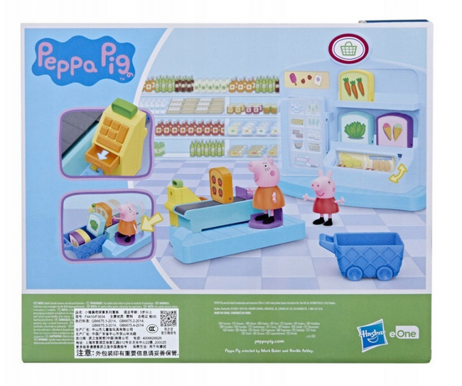 Hasbro Zestaw Świnka Peppa Przygoda w Supermarkecie