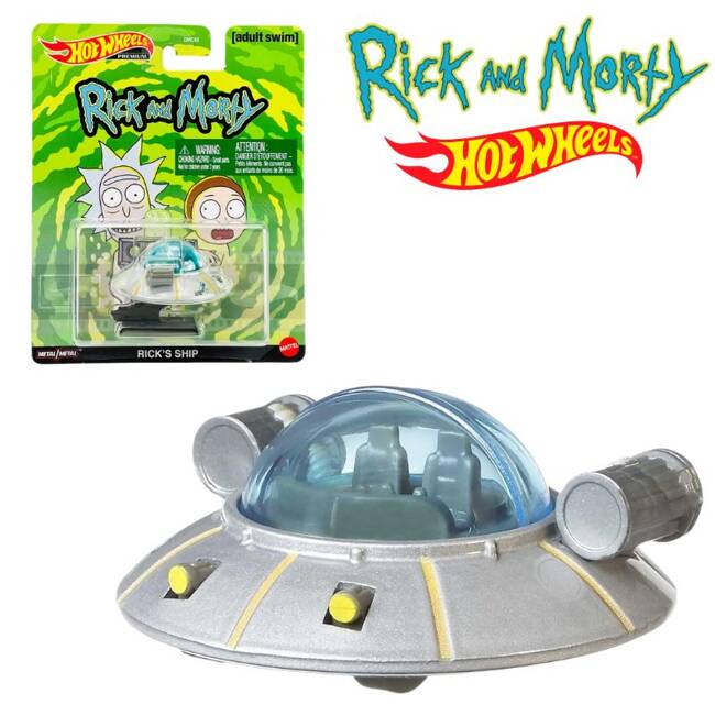 Hot Wheels Auto DMC55 GJR47 Rick And Morty - Rick's Ship