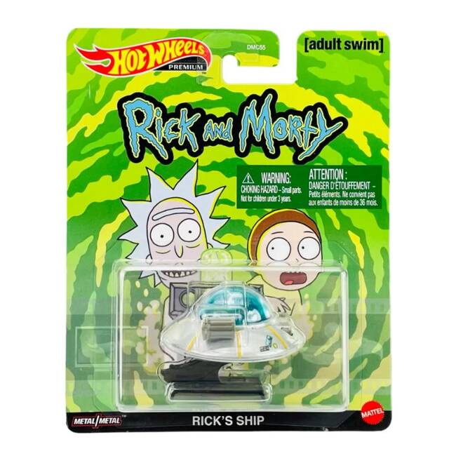 Hot Wheels Auto DMC55 GJR47 Rick And Morty - Rick's Ship