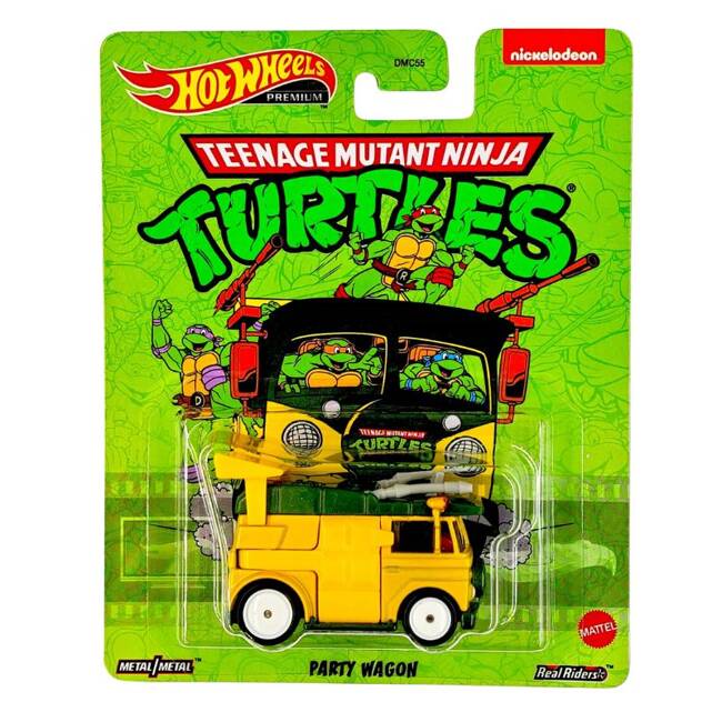 Hot Wheels Auto DMC55 GJR50 Turtles Party Wagon