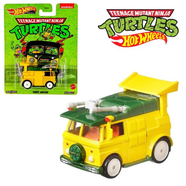 Hot Wheels Auto DMC55 GJR50 Turtles Party Wagon