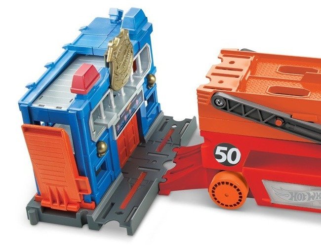 Hot Wheels Mega Transporter Laweta Dla 50 Autek Mattel ...