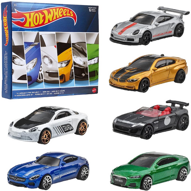 Hot Wheels Samochodzik Car Culture Wielopak 6szt