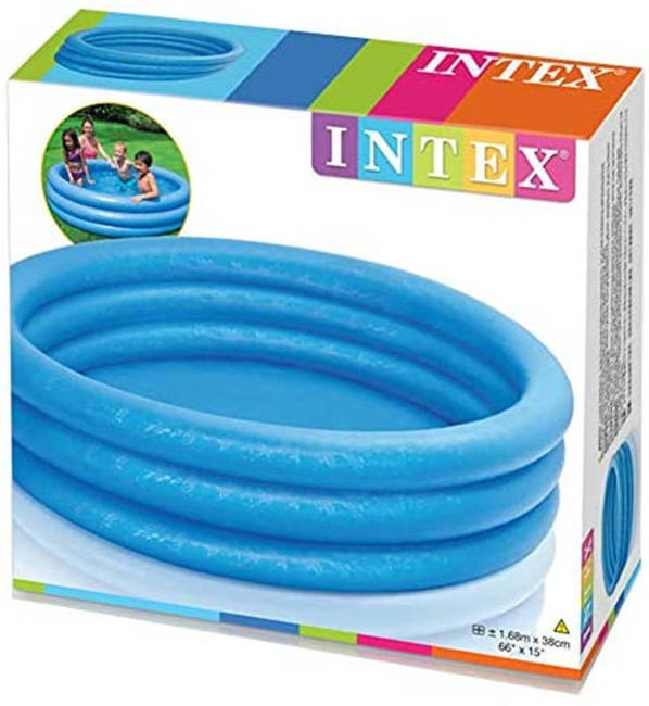 Intex Basen Niebieski Crystal Blue