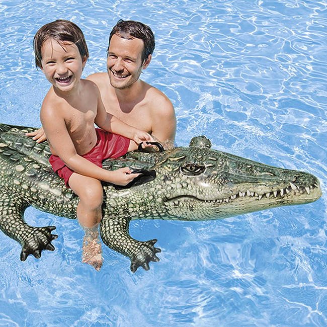Intex Dmuchany Materac Do Pływania Aligator