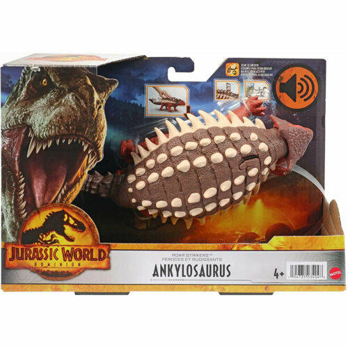 Jurassic World Interaktywny Ankylozaur Dziki Ryk HDX17 HDX36