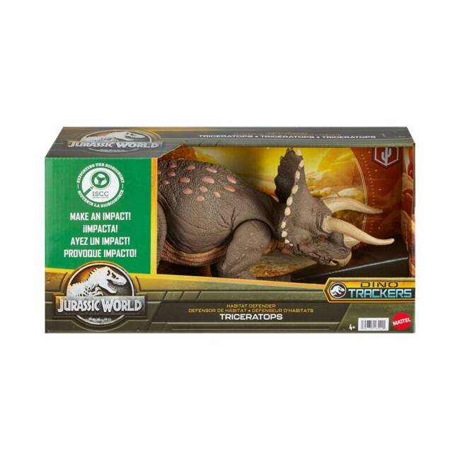 Jurassic World Triceratops Dino Trackers Figurka Dinozaur HPP88