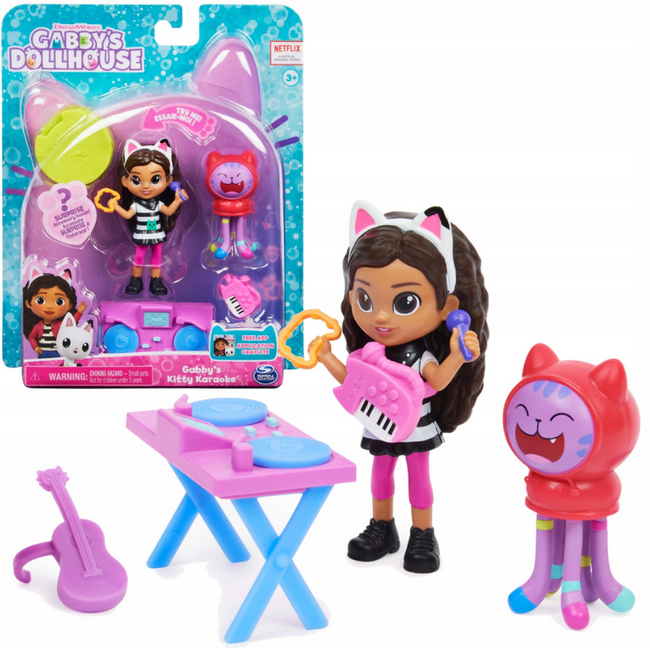 Koci Domek Gabi Zestaw Karaoke Figurki DJ Kocimiętka Pianino + Akcesoria