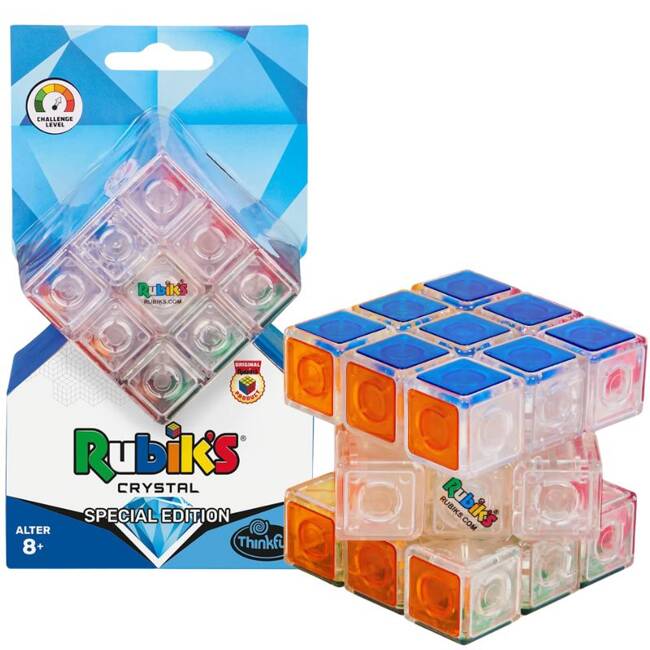 Kostka Rubik's Crystal 76473 – Przezroczysta wersja klasycznej układanki