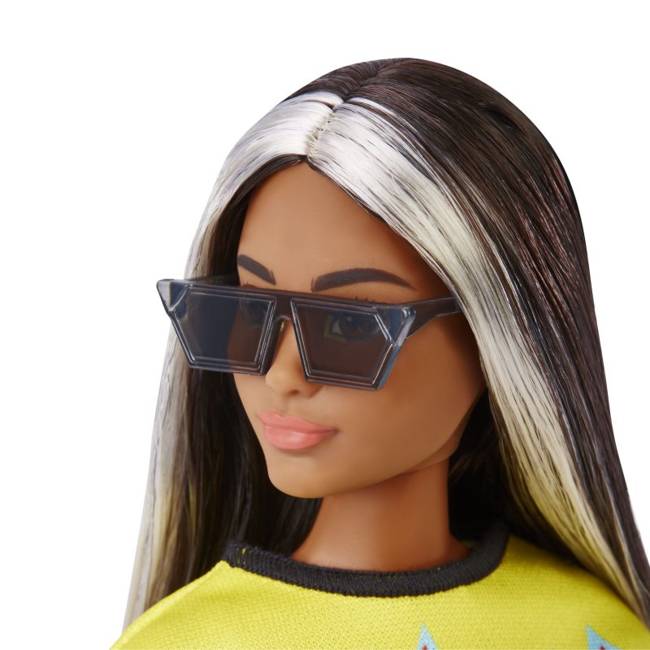 Krągła Lalka Barbie Fashionistas z Długimi Włosami