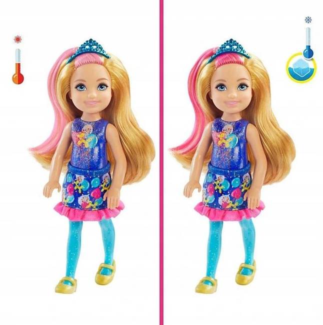 Lalka Barbie Kolorowa Niespodzianka Color Reveal Imprezowa Chelsea 