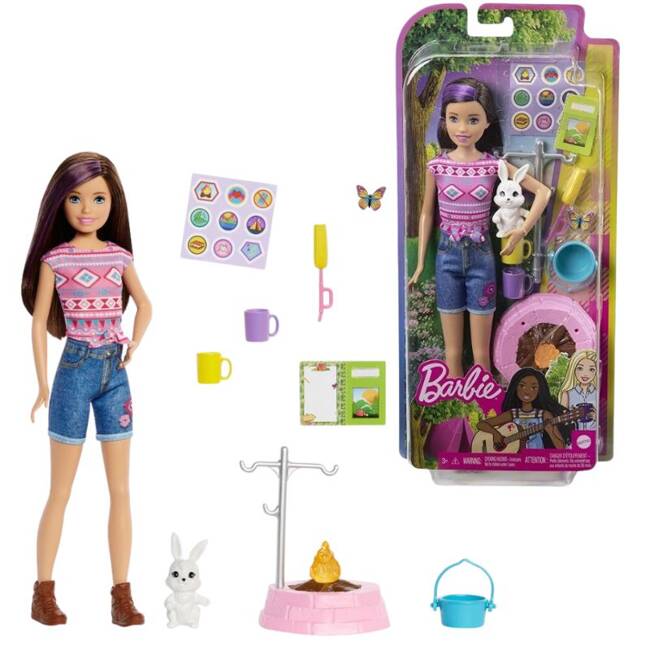 Lalka Barbie Skipper Zestaw Kemping