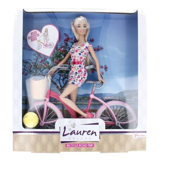 Lauren Deluxe Lalka Na Rowerze 2 Wzory