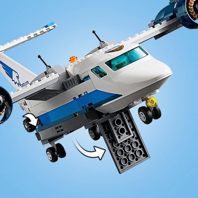 Lego City Klocki Baza Policji Powietrznej 529 el.