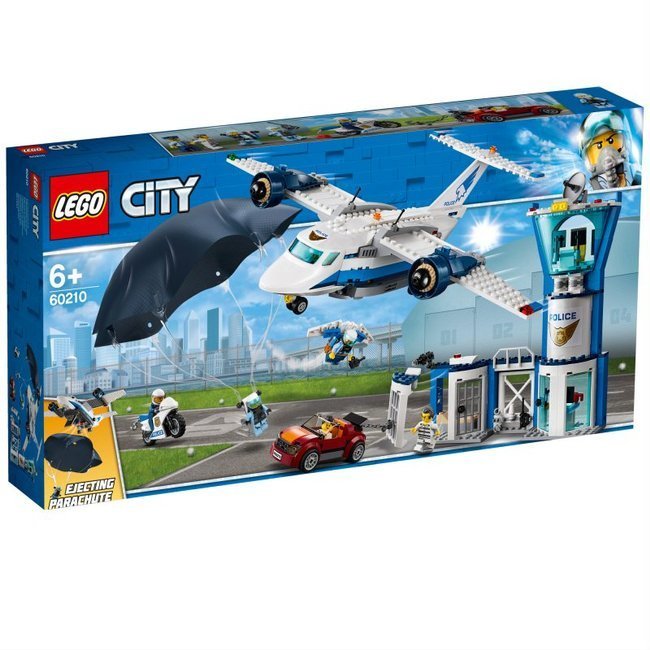 Lego City Klocki Baza Policji Powietrznej 529 el.