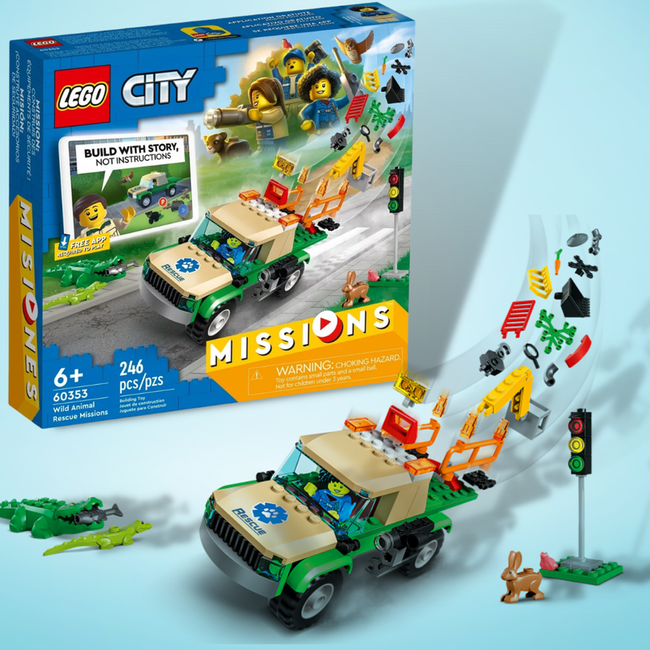 Lego City Klocki Misje Ratowania Dzikich Zwierząt