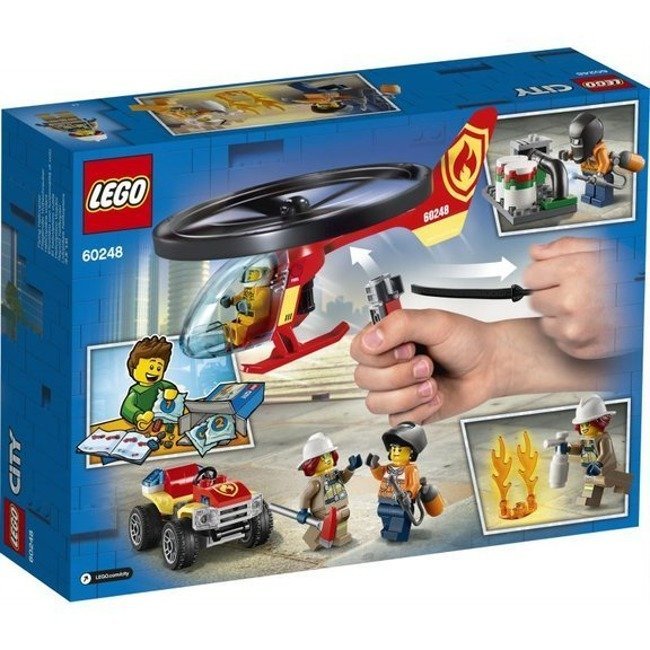 Lego City Klocki Zestaw Helikopter Strażacki Leci na Ratunek