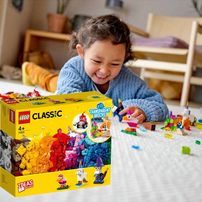 Lego Classic Zestaw Kreatywne Przezroczyste Klocki 