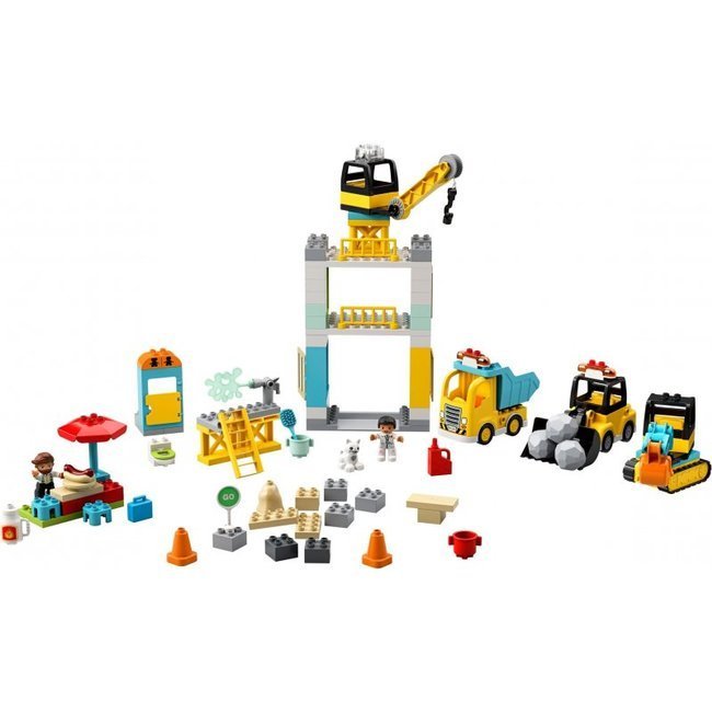 Lego Duplo Klocki Mega Zestaw Żuraw Wieżowy I Budowa