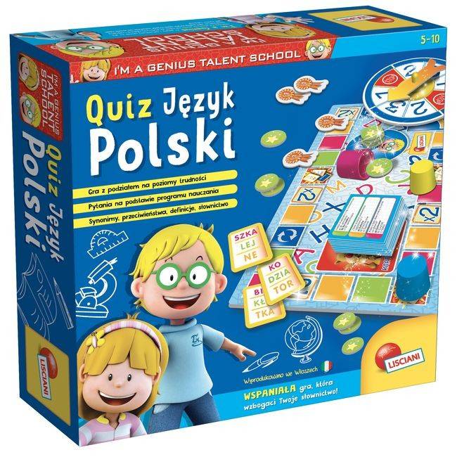 Lisciani Mały Geniusz Quiz Język Polski 