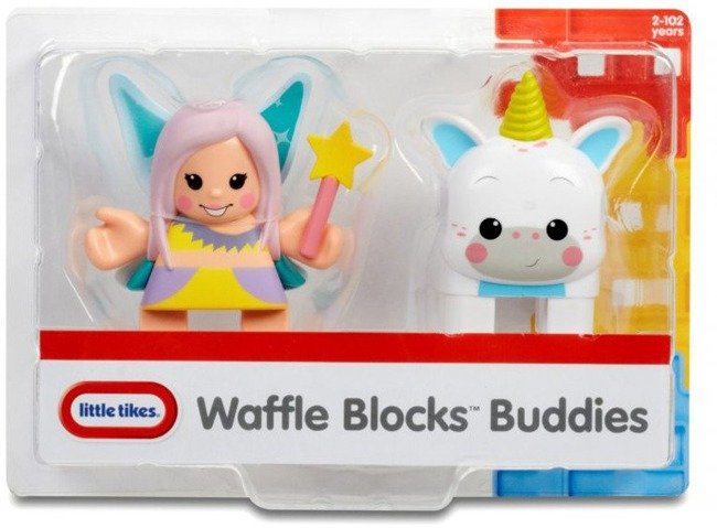 Little Tikes Wafle Blocks Buddies Figurki 2-Pak - Wróżka i Jednorożec