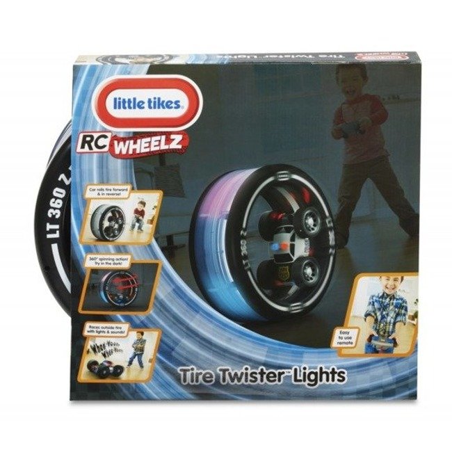 Little Tikes Wheelz Samochód RC w Oponie Tire Twister Policja 2w1