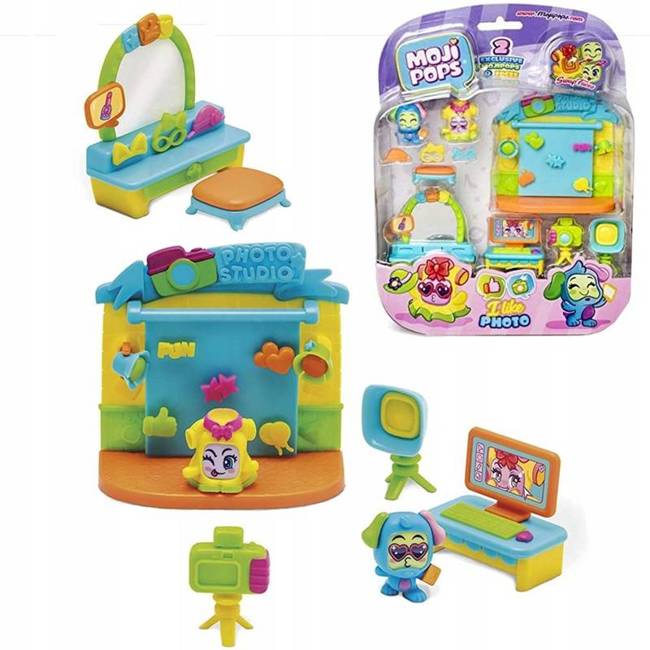 MagicBox Moji Pops Studio Fotograficzne +2 Figurki MP0SC0901 