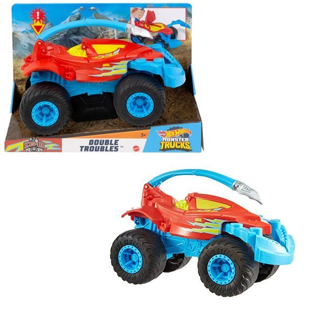 Mattel Auto Hot Wheels Monster Trucks Double Trouble Scorpedo