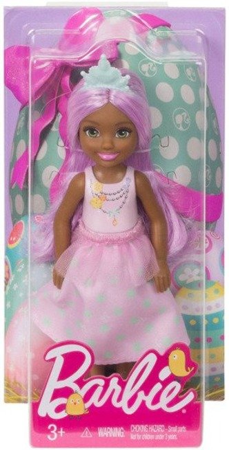 Mattel Barbie Chelsea Lalka Wielkanocna - Różowe Włosy