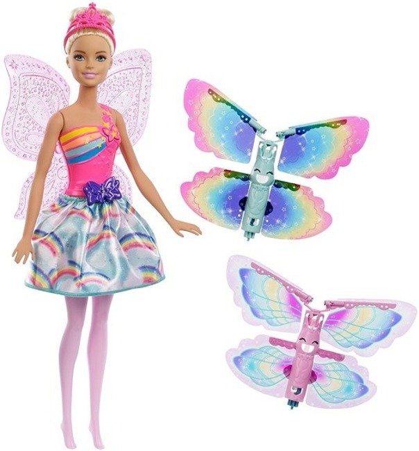 Mattel Barbie Dreamtopia Lalka Wróżka Latające Skrzydełka