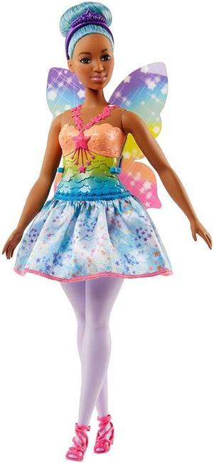Mattel Barbie Dreamtopia Lalka Wróżka Tęczowa Mulatka